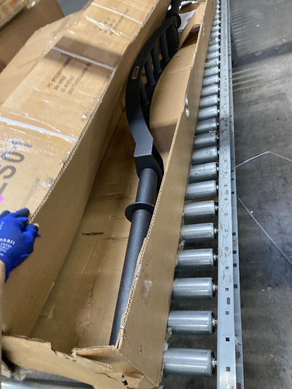 Photo 1 of ***It is used; it is unknown whether any parts are missing, and it is unknown whether it functions 100%.*****GOIMU LS01 LAT Pulldown Machine, LAT Row Cable Machine with AB Crunch, LAT Tower with Cable Row Attachment, 3 in 1 Pulley Stations for Home Gym(Bl