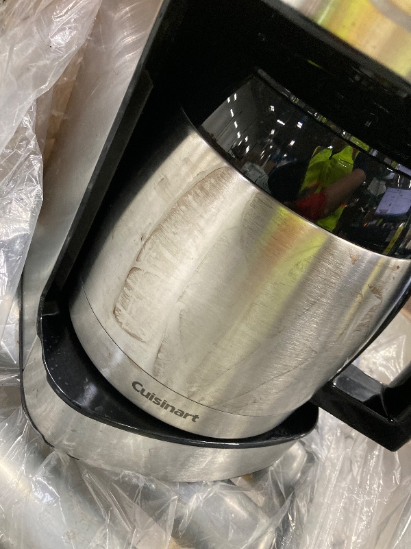 Photo 1 of **PARTS ONLY /LEAKS***Cuisinart 12-Cup Coffee Maker, Programmable PerfecTemp Thermal Carafe Coffee Machine with 1-4 Cup Setting, Brew Strength Control and Brew Pause, Stainless Steel, DCC-3400NAS, Silver