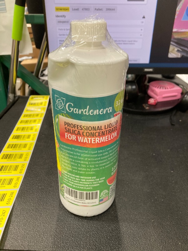 Photo 1 of ???????????? Liquid Silica Plant Supplement - 32oz - WATERMELON Plants Liquid Silica Boost Fertilizer - Stronger Stems & Healthy Leaves for Indoor & Outdoor Watermelons (Makes 180 Gallons)