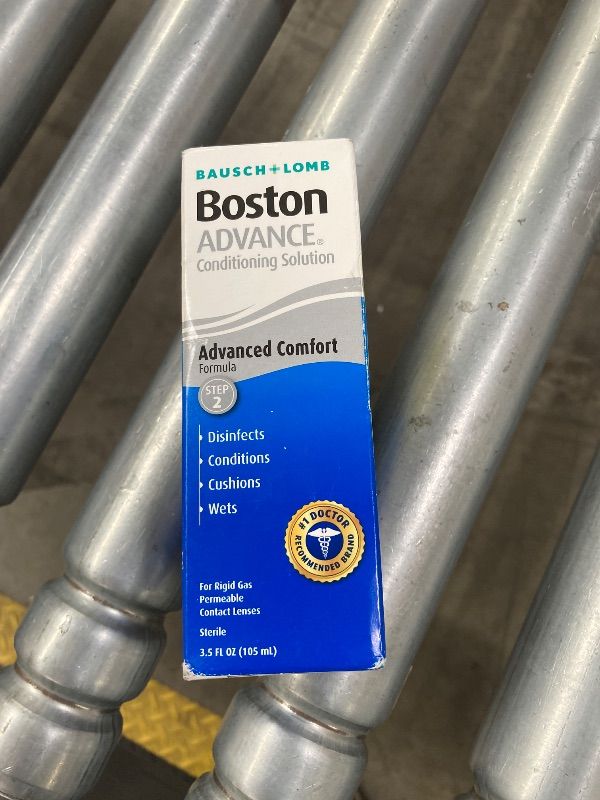 Photo 1 of ***ONE ONLY*** Boston Advance Conditioning Solution, Conditions & Wets Rigid Gas Permeable (RGP) Lens for Comfortable Wear, 3.5 Fl Oz