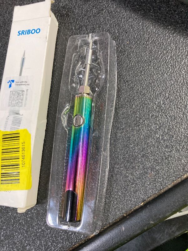 Photo 1 of ***MISSING CHARGER WIRE***Premium Universal Portable Soldering Iron with LED Display, Rechargeable Cordless Soldering Iron with Built-in Battery, Ideal for Appliance Repair, DIY (Rainbow)***MISSING CHARGER WIRE***