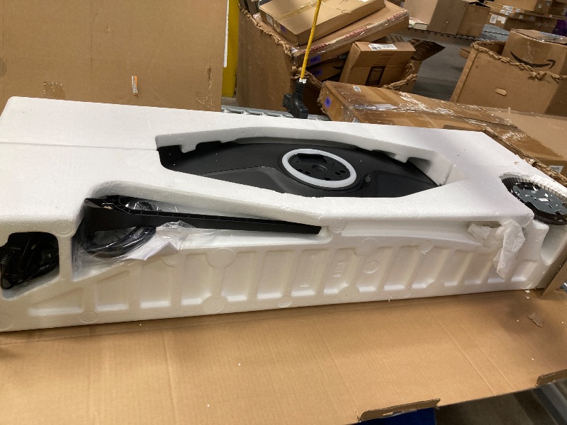 Photo 1 of ***DAMAGED SCREEN -SELLING AS PARTS ONLY*** ZZA 49 Inch Ultrawide Curved Monitor, 120Hz Refresh Rate, 32:9 Dual QHD 5120x1440 Resolution, 1500R Curvature, 120% sRGB Color Gamut, Height Adjustable Stand, HDMI 2.1, DisplayPort 1.4