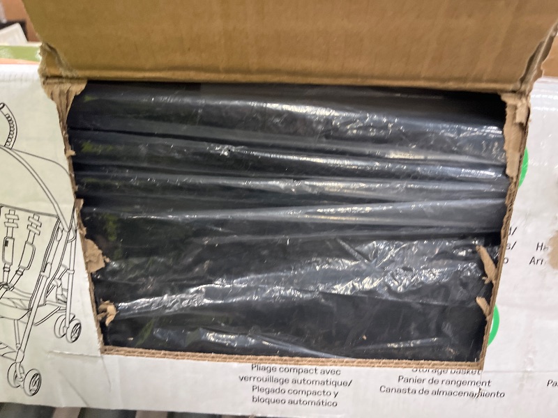 Photo 1 of ***Bar on bottom completely bent. Unable to use***3Dlite ST Convenience Stroller, Black & Gray - Lightweight Stroller with Steel Frame, Large Seat Area, Multi-Position Recline, Large Storage Basket - Infant Stroller for Travel and More***Bar on bottom com
