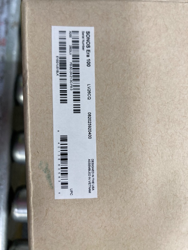 Photo 1 of ****** SEALED BY COMPANY******Sonos Era 100 - Black - Wireless, Alexa Enabled Smart Speaker