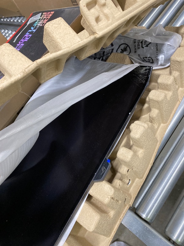 Photo 1 of *** NO RETURN - NO REFOUND*** ASUS ROG Swift 27” 4K QD-OLED Gaming Monitor (PG27UCDM) - 240Hz, 0.03ms, Custom Heatsink, Neo Proximity Sensor, G-SYNC Compatible, 99% DCI-P3, True 10-bit color, DisplayPort 2.1a UHBR20, 3 yr warranty