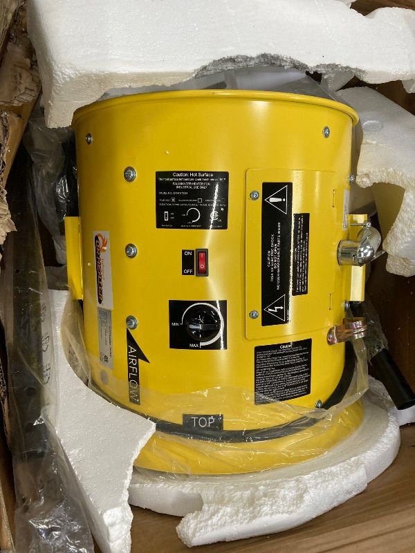 Photo 1 of **MISSING PARTS****DR. INFRARED HEATER DR-PS11524 Salamander Construction 15000-Watt, Single Phase, 240-Volt Portable Fan Forced Electric Heater