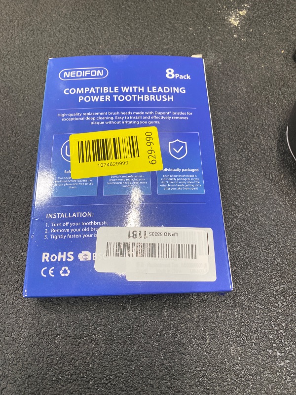 Photo 1 of ***1 MISSING***Replacement Toothbrush Heads for Oral B Braun(Individually Packaged),8 Pack Professional Electric Toothbrush Heads Compatible with Oral B 7000/Pro 1000/9600/ 5000/3000/8000 (8 Count)***1 MISSING***