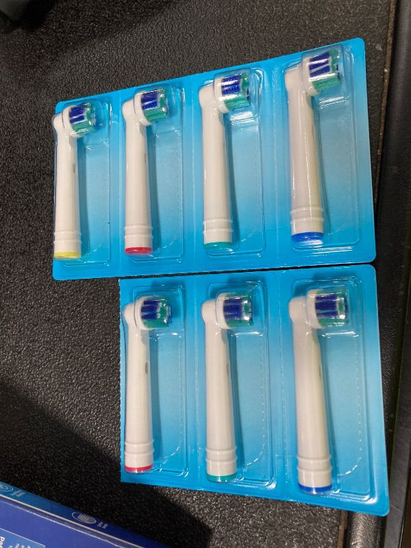Photo 1 of ***1 MISSING***Replacement Toothbrush Heads for Oral B Braun(Individually Packaged),8 Pack Professional Electric Toothbrush Heads Compatible with Oral B 7000/Pro 1000/9600/ 5000/3000/8000 (8 Count)***1 MISSING***