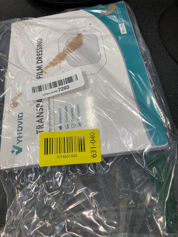 Photo 1 of 100 Packs Transparent Film Dressing 4" x 4.75" - Waterproof Bandages for Swimming, Showering, Wounds, Post Surgical Shower or IV Shield, Tattoo Aftercare Bandage, Scar Therapy, Adhesive Patches