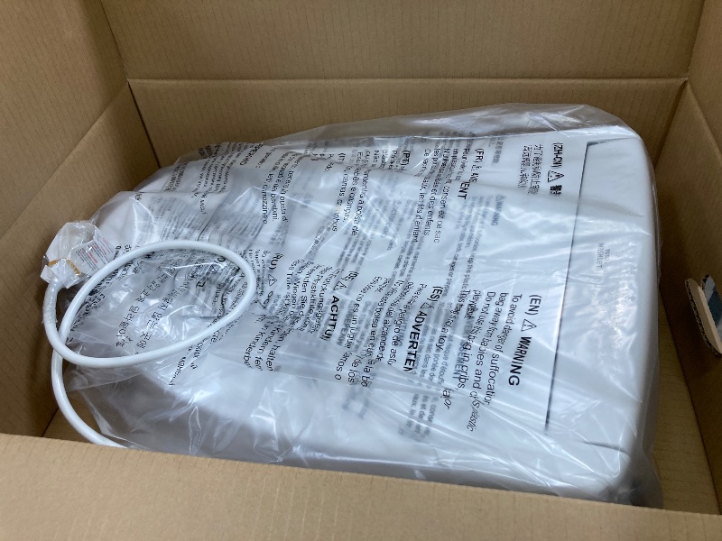 Photo 1 of *** FOR PARTS ONLY*** TOTO® Drake® WASHLET®+ Two-Piece Elongated 1.28 GPF TORNADO FLUSH® Toilet with S5 Bidet Seat, Cotton White - MW7763446CEG#01