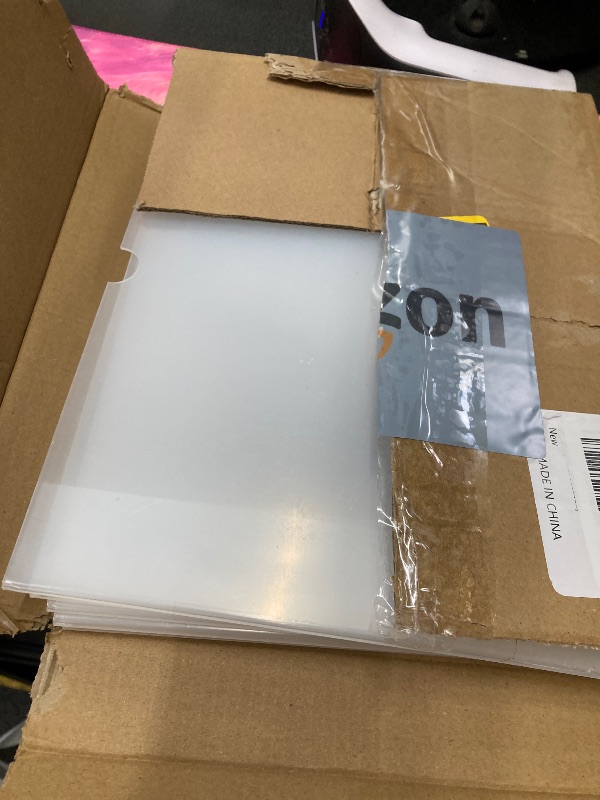 Photo 1 of ***SOME PIECES ARE SCRATCHED AND 1 IS MISSING***xydstay 6pack Acrylic Wall Sign Holder with Tape,8.5 X 11 Wall Mount Clear Plastic Sign Holder, Memo Document Menu Holder for Restaurant, Office, School, Store and Home Use,No Drilling***SOME PIECES ARE SCRA