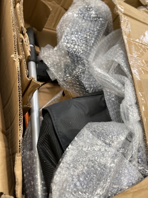 Photo 1 of ***USED -DAMAGE -SELLING AS IS *** WORX Nitro 21" Cordless Lawn Mower, Brushless Electric Mower for 1/2 Acre, Push Lawn Mower with 7-Position Height Adjustment, 2 × 5.0 Ah Batteries & Charger Included, WG752