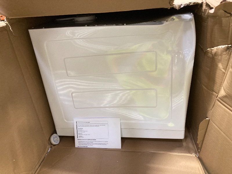 Photo 1 of ***PARTS ONLY***BLACK+DECKER BCED37 Compact Dryer for Standard Wall Outlet, Small, 4 Modes, Load Volume 13.2 lbs., White