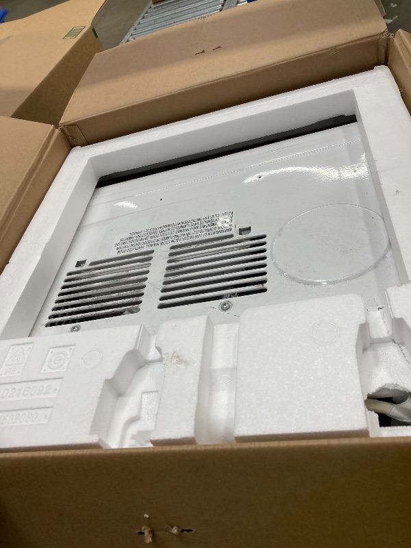 Photo 1 of ***DAMAGED-NON-FUNCTIONAL SELLING AS PARTS ONLY*** GE Window Air Conditioner 10,000 BTU for Rooms up to 450 sq ft., Wi-Fi Enabled, Energy-Efficient Cooling for Medium Rooms, Easy Install Kit, Control Using Remote or Smartphone App, White