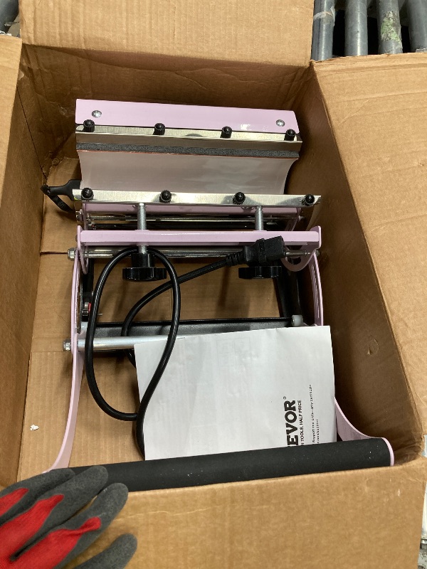 Photo 1 of ***The layers are separating. The inside part that holds the mugs/tumbler i coming apart. s***VEVOR Tumbler Heat Press Machine, 11-30oz Mug Press, Heat Up Fast and Even, Tumbler Press with Sublimation Paper, Tape and Gloves, Temp and Time Setting, for Sub