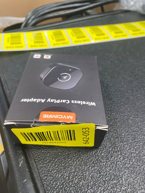 Photo 1 of ?2026 Upgarded?Wireless CarPlay Adapter for iPhone, Mini USB Design for Cars with Wired CarPlay, Fast Connection,5.8GHz WiFi,No Delay, Compatible with iOS 10+ & iPhone 6+, USB/Type C,Plug and Play