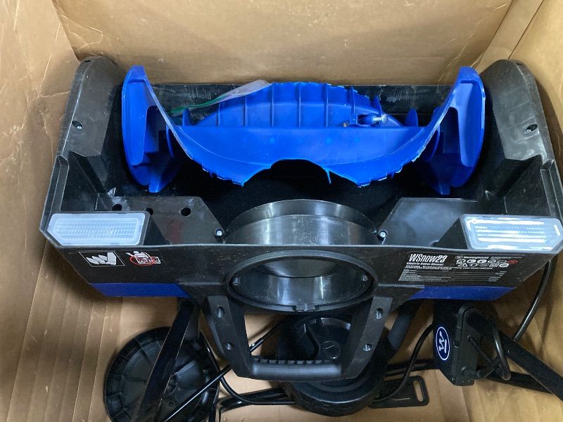 View 4 of **NOT IN ORIGINAL BOX**Westinghouse WSnow23 Corded Snow Blower 23 Inch, Dual LED Lights, 1800W Watt Motor, Electric Snow Blower with 25ft Throwing Distance, Plows 800lbs/min, Adjustable Chute