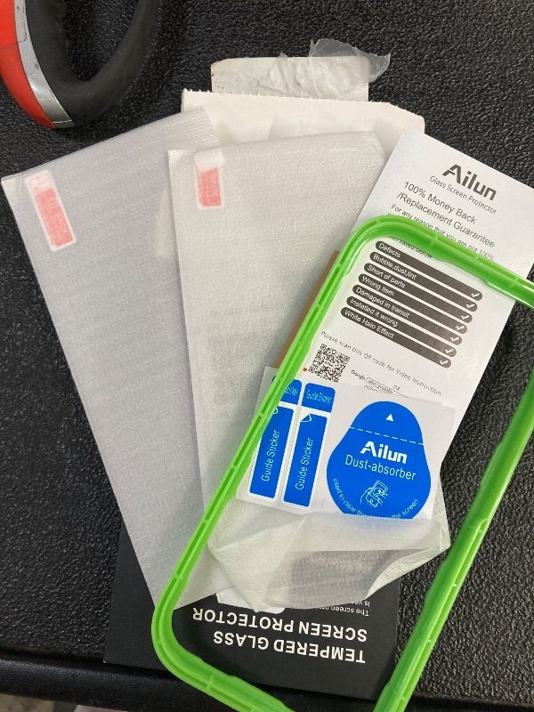 Photo 1 of ***ONLY 2 SCREEN PROTECTORS INCLUDED*** 3 Pack Screen Protector for iPhone 17 / iPhone 16 Pro [6.3 inch] with Installation Frame, Dynamic Island Compatible, Case Friendly***ONLY 2 SCREEN PROTECTORS INCLUDED***
