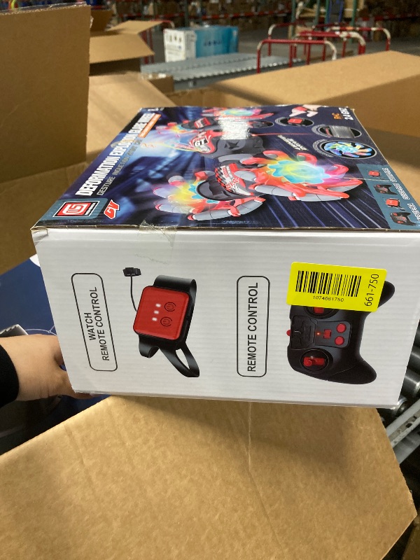Photo 1 of 1:16 Gesture Sensing RC Stunt Car, Hand Controlled Remote Control Twist Cars with Light & Music, 4WD 360° Rotate Transform Drift, Gifts for 8-12 Kids Age 8 9 10 11 12 Yrs Old?
