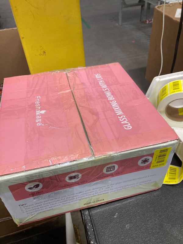 Photo 1 of ***MISSING ONE***Glass Mixing Bowls with Lids Sets, 5 Packs Glass Bowls with Lids for Kitchen Baking, Meal Prepping and Salad, Bpa Free and Dishwasher Safe Serving Bowls, 0.2/0.5/1.1/2.1/3.7Qt***MISSING ONE***