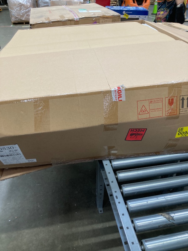 Photo 1 of ****MISSING PIECES -SELLING AS PARTS ONLY***Jennifer Taylor Home Arwen Modular Pillow-Back Lounge U-Sectional Sofa, White Beige Linen Blend  ***BOX RIPPED/TORN***