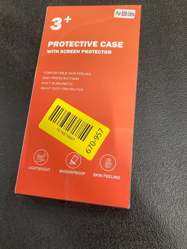 Photo 1 of [4 in 1] Magnetic for Samsung Galaxy S25 Ultra Case, 2 Pics Privacy Screen Protectors and 1 Pic Camera Protector, Fit for MagSafe, Military Grade Shockproof Translucent Matte S25 Ultra Cover, Black