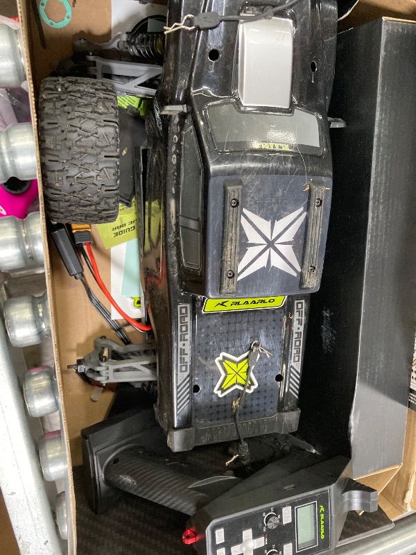 Photo 1 of **PARTS ONLY***RIAARIO 1/10 Brushless RC Cars, Monster Truck, 50+ MPH, 4WD, Waterproof, Carbon Fiber, Black, Ages 8+