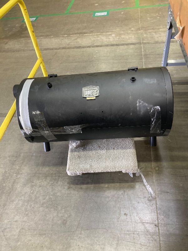 Photo 1 of ***MISSING PIECES -SELLING AS PART ONLY***Oklahoma Joe's Longhorn Reverse Flow Offset Charcoal Smoker and Grill with 1060 sq. in. Cooking Area in Black, ***MISSING PIECES -SELLING AS PART ONLY*** SOME SCUFFS/SCRATCHES, NOT IN BOX ***