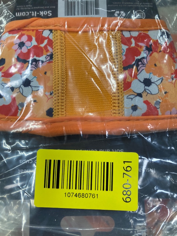 Photo 1 of **COLOR IS DIFFERENT**Sok It HotSok Coffee & Tea Reusable Insulated Neoprene Cup Sleeve (Sunkissed Garden)