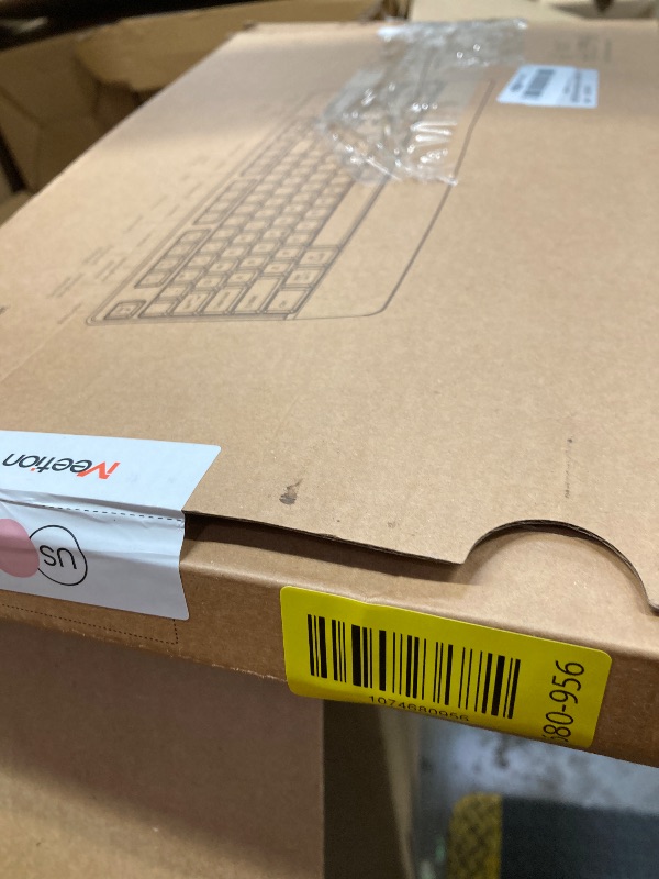 Photo 1 of **MISSING RECEIVER/PARTS ONLY***MEETION Wireless Keyboard and Mouse, Full-Sized Cordless Keyboard with Wrist Rest, 3 DPI Adjustable Mouse, Keyboard and Mouse Set with 2.4GHz USB Receiver, for PC/Computer/Laptop/Windows/Mac, Pink
