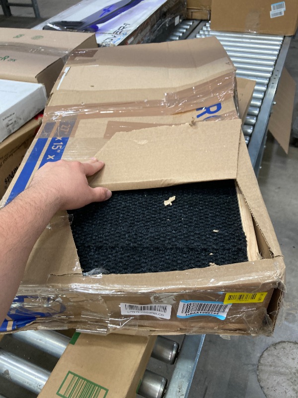 Photo 1 of ???? ???????? Dog Ramp for Bed, 64" Long Foldable Pet Ramp for Small Large Dogs, Dog Ramps for High Beds Car, High Traction with Platform 6 Adjustable Heights 24" to 30" Up to 220LBS Black