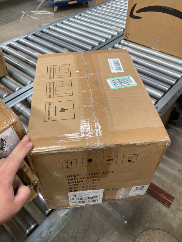 Photo 1 of ***LOCKED & NO KEYS***Locksworth Safe for Home, 0.6 Cubic Feet Safety Box, Lock Box for Money, Jewelry, Documents and Guns, Digital Security Safe for Office, Hotel and Personal Use, 13.8"W x 9.8"D x 9.8"H***LOCKED & NO KEYS***