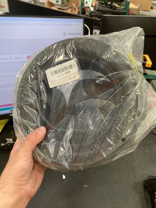 Photo 1 of (1-Set) Universal Replacement Front 90/60-6.5 110/50-6.5 Tire and Tube Set - Fits Most 38cc, 47cc, and 49cc Mini Pocket Bikes - Compatible with MTA1/MTA2, GP-RSR, and More - Angled Valve Stem