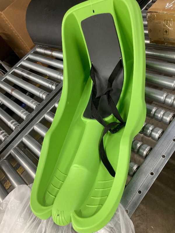 Photo 1 of ***MISSING PART-SELLING AS IS *** Riders: Baby, Toddler Sled - 3-Point Safety Harness, Retractable Tow Strap, Anti-Slip Seat, Sturdy Plastic Snow Sleds for Kids and Infants, Outdoor