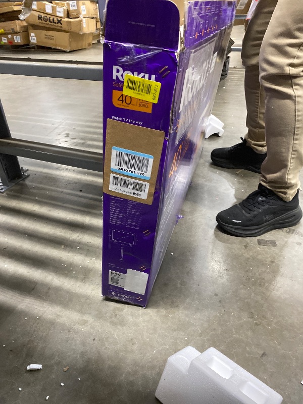 Photo 1 of **** NO RETURN**** NO REFUND***** Roku Smart TV 2026 – 40-Inch Select Series, 1080p Full HD TV – Roku TV with Voice Remote – Flat Screen LED Television with Wi-Fi for Streaming Live Local News Sports & Movies, Bluetooth Headphone Mode