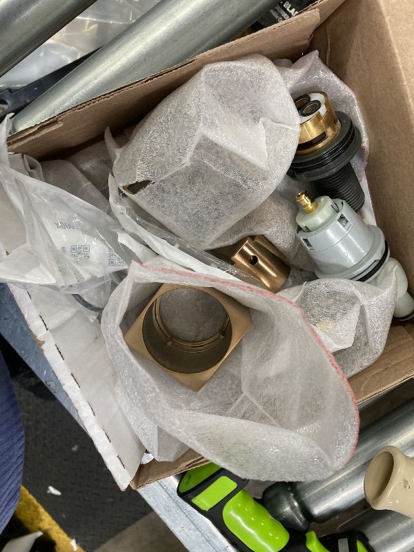 Photo 1 of **MISSING PARTS***DELTA FAUCET T24967-CZ Angular Modern Monitor 14 Series Valve 6-Setting Integrated Shower Trim with Diverter, Champagne Bronz