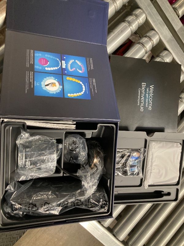 Photo 1 of **PARTS ONLY/NO TOOTHBRUSH****Philips Sonicare DiamondClean Smart 9750 Electric Toothbrush - Sonic Toothbrush with App, Pressure Sensor, 15 Brushing Settings, Replacement Reminder, USB Charging Travel Case, Lunar Blue, HX9954/74