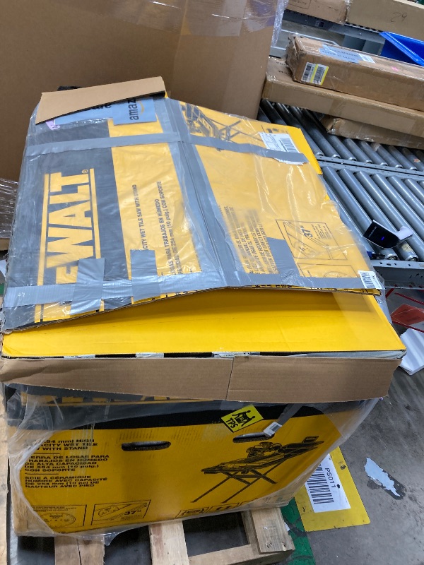 Photo 1 of ***It is used; it is unknown whether any parts are missing, and it is unknown whether it functions 100%***DEWALT Wet Tile Saw with Stand, 10 Inch, 15-Amp, 1,220 MWO, Corded (D36000S)