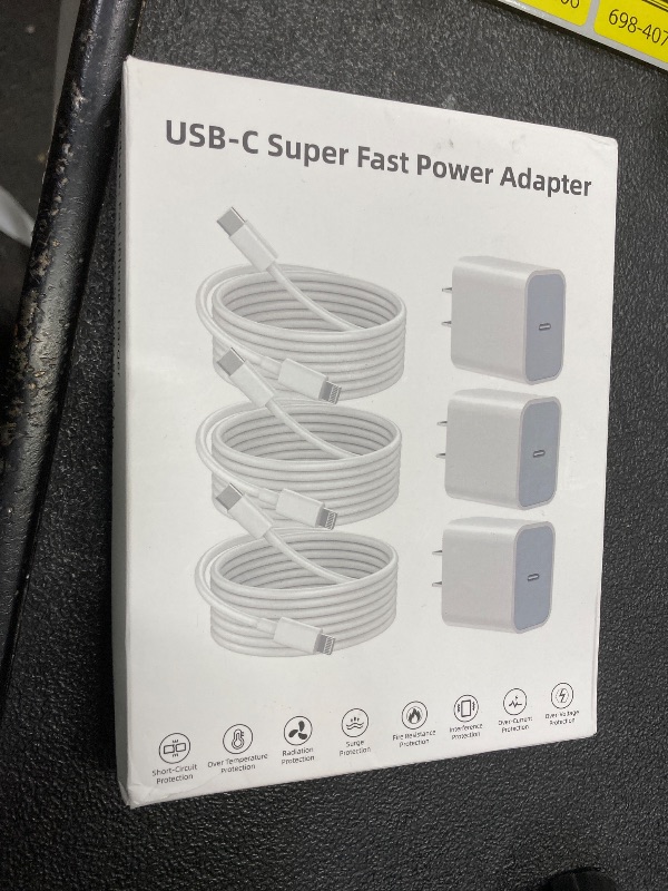 Photo 1 of ?Apple MFi Certified?iPhone Charger Fast Charging,3Pack Apple Charger Adapter Super Fast Charger iPhone 6FT USB C to Lightning Cable Cord for iPhone 14 Pro Max/14 Plus/13 MiNi/13/12/11/10/X/SE/AirPods