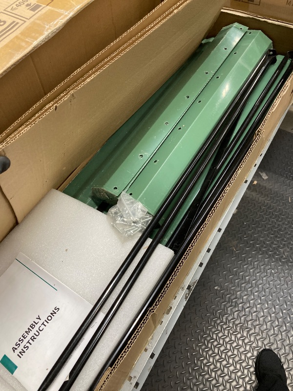 Photo 1 of *Boxes 2 and 3 only* *Scratches* YITAHOME 6pcs 6x3x2 ft Galvanized Raised Garden Bed Kit, Large Metal Planter Box with Gloves & Support Rod, Outdoor Flower Bed for Plants Vegetables, Green
