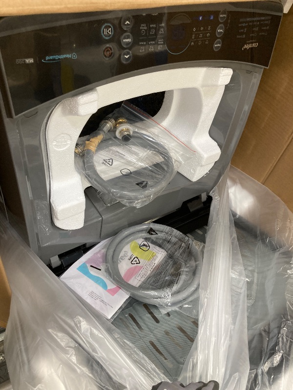 Photo 1 of *Damage to box* COMFEE’ Washing Machine 2.4 Cu.ft LED Portable Washing Machine and Washer Lavadora Portátil Compact Laundry, 8 Models, Environmentally Friendly, Child Lock for RV, Dorm, Apartment Magnetic Gray