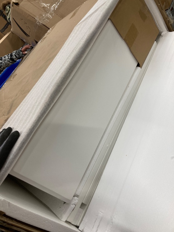 Photo 1 of *Boxes 1-3* AFI Hamilton Queen Murphy Bed Chest with Mattress, Storage, and Built-in Charger in White
