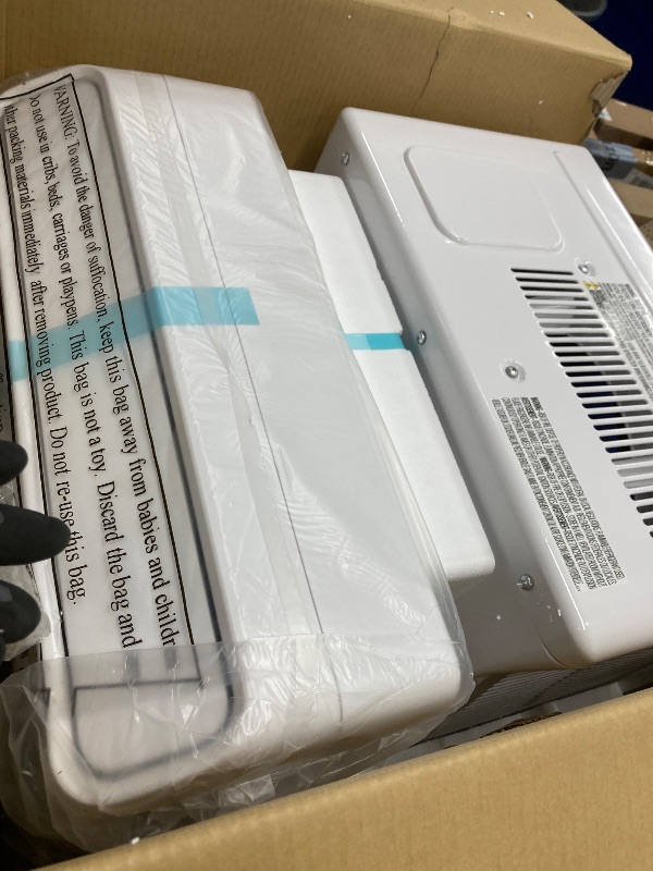 Photo 1 of *PARTS ONLY* Midea 12,000 BTU U Shaped Smart Inverter Window Air Conditioner - Cools 550 Sq Ft, Ultra Quiet with Open Window Flexibility - Alexa/Google Assistant Compatible - 35% Energy Savings, Remote (Updated)