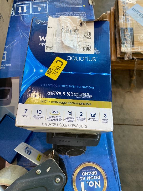 Photo 1 of **MISSING PARTS**
Waterpik Aquarius Water Flosser For Teeth Cleaning, Gums, Braces, Dental Care, Electric Power With 10 Settings, 7 Tips For Multiple Users And Needs, ADA Accepted, Black WP-662, Packaging May Vary