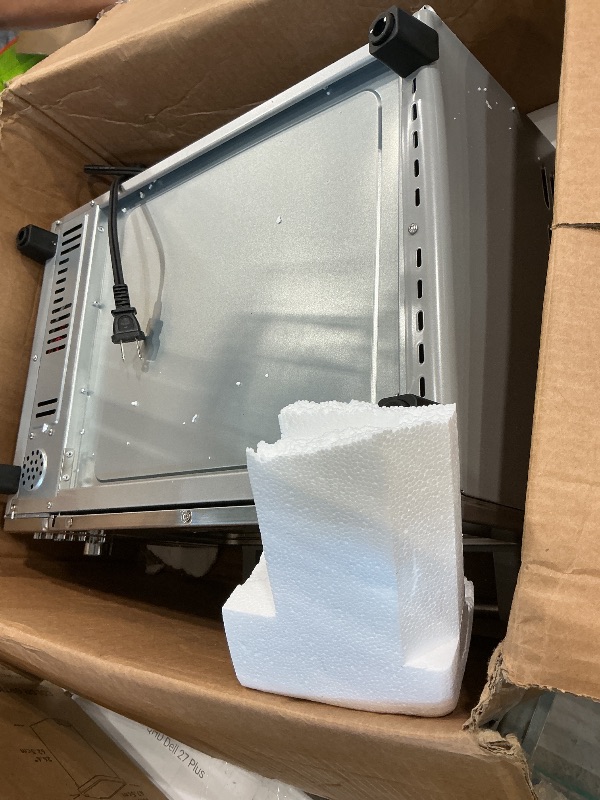 Photo 1 of ***UPDATED 6/28 AS IS/ NO RETURNS - SALE FINAL - FOR PARTS ONLY***Nuwave Bravo Air Fryer Toaster Smart Oven, 10-in-1 Countertop Convection, 1800 Watts, 21-Qt Capacity, 50°-450°F Temp Controls, Top and Bottom Heater Adjustments 0%-100%, PFAS Free, Stainles