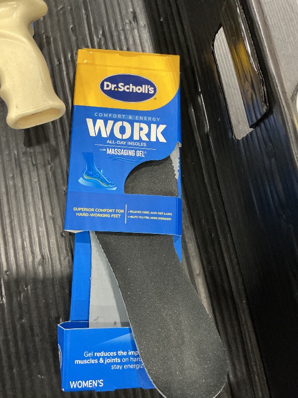 Photo 1 of *MAJOR DAMAGE*
Work All-Day Superior Comfort Insoles (with) Massaging Gel, Women, 1 Pair, Trim to Fit