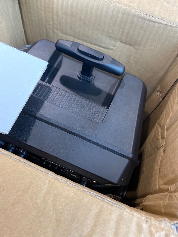 Photo 1 of **UNTESTED**
Pyle Portable Bluetooth PA Speaker - 300 W 8” Rechargeable Outdoor BT Karaoke Audio System - Multi-Color Party Lights, LED Display, FM/AUX/MP3/USB/SD, 6.5mm in - Wired Microphone, Remote Control