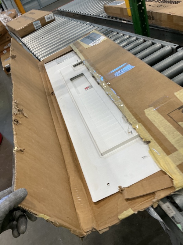 Photo 1 of ***** AS IS ALL SALES FINAL  NO RETURNS *****Leviton 42 Space Indoor Load Center Cover and Door with Window, LDC42-W, White