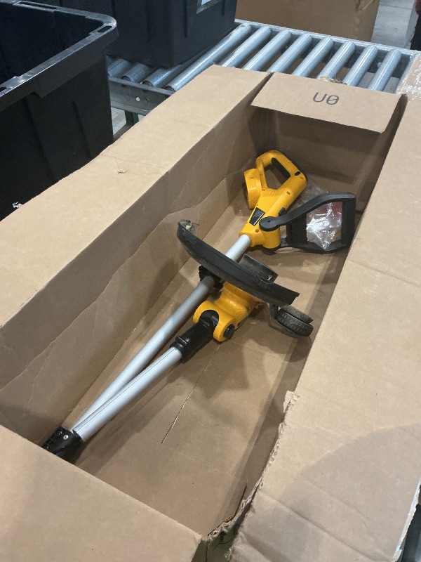 Photo 1 of *MAJOR DAMAGE*
3 in 1 Cordless String Trimmer (No Battery) Compatible with Dewalt 20V Max Battery, 12" Electric Weed Wacker with Auto Line Feed, Foldable Weed Eater/Edger Trimmer/Mower for Yard Garden, Grass Trimmer