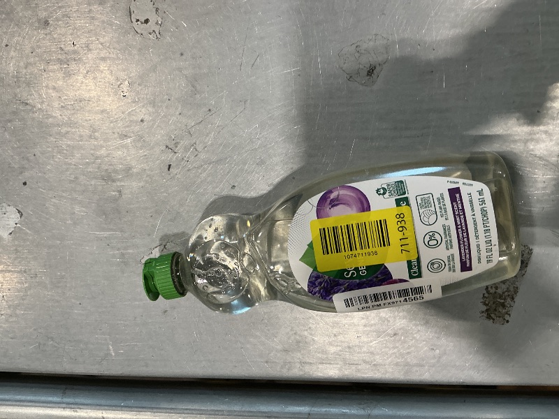 Photo 1 of **only 1AND NOT FULL**Seventh Generation Dish Soap Liquid Lavender Flower & Mint Scent Pack of 6 Dishwashing Soap Dish Detergent Liquid Soap 19 oz